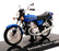 Atlas Editions 1/24 Scale 4 658 111 - 1969 Kawasaki Mach IV Motorbike - Blue
