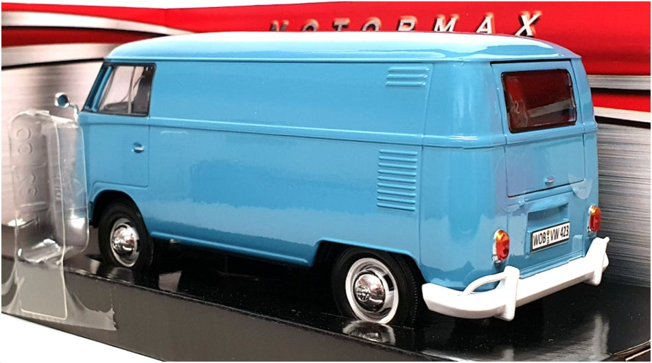 Motor Max 1/24 Scale 79342BL - Volkswagen Type 2 (T1) Delivery Van - Blue