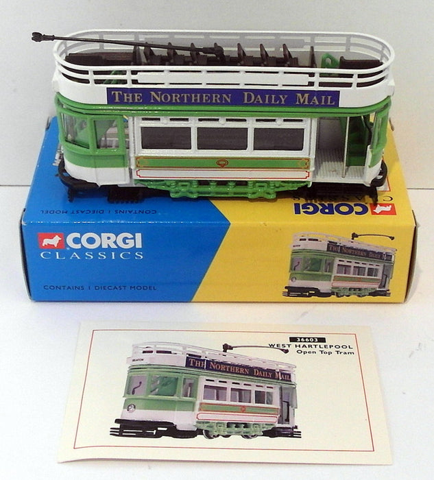 Corgi Diecast 36603 - Open Top Tram - West Hartlepool