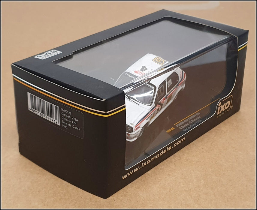 Ixo 1/43 Scale Diecast RAC128 - Citroen Visa Chrono Tour De Corse 1983
