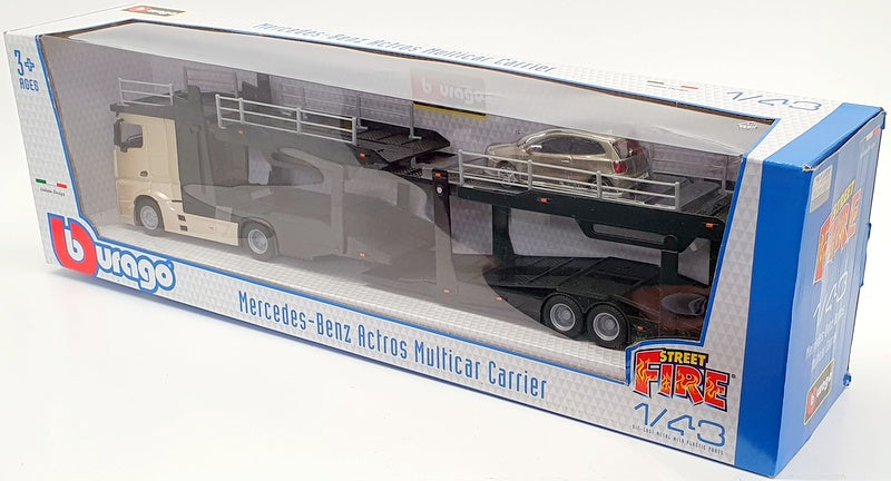 Burago 1/43 Scale 31456 - Mercedes Benz Actros Multicar Carrier