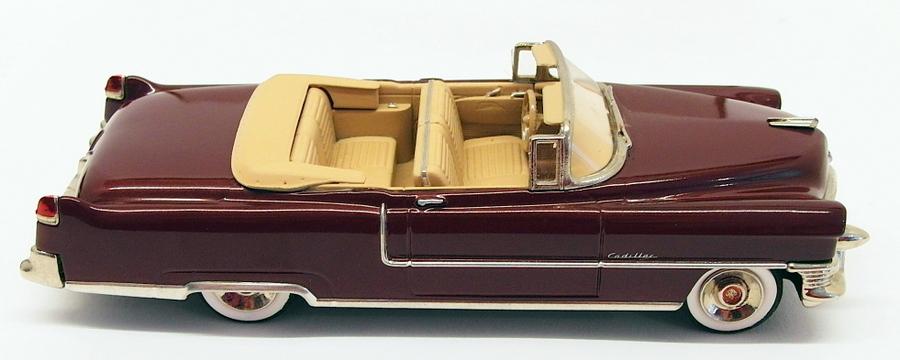 USA Models 1/43 Scale Model Car USA-6 - 1955 Cadillac Convertible - Cherry Maroon