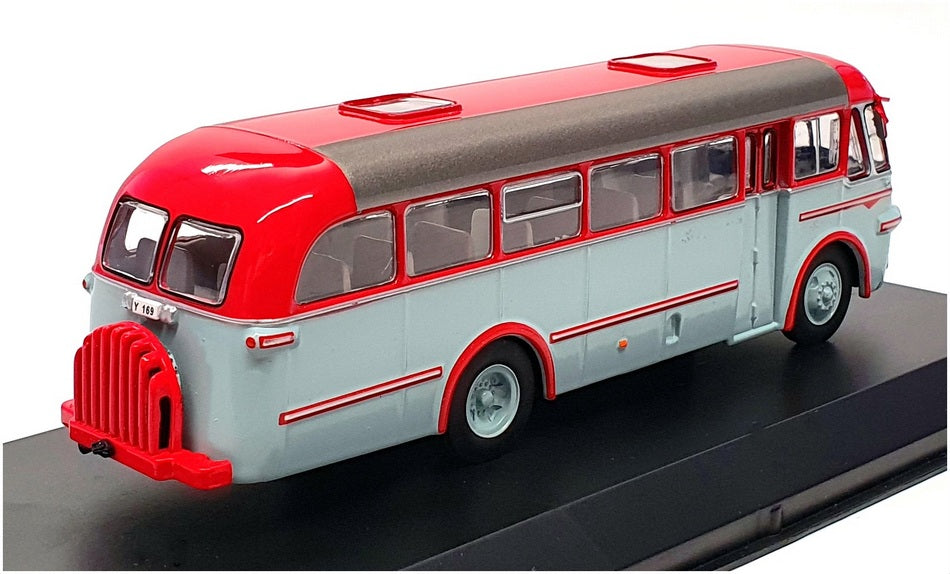 Atlas Editions 1/76 Scale 4642 129 - Volvo B616 Coach - Red/Lt Blue