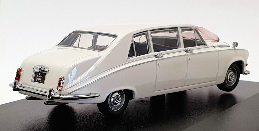 Oxford Diecast 1/43 Scale DS001W - Daimler DS420 Wedding Car - White