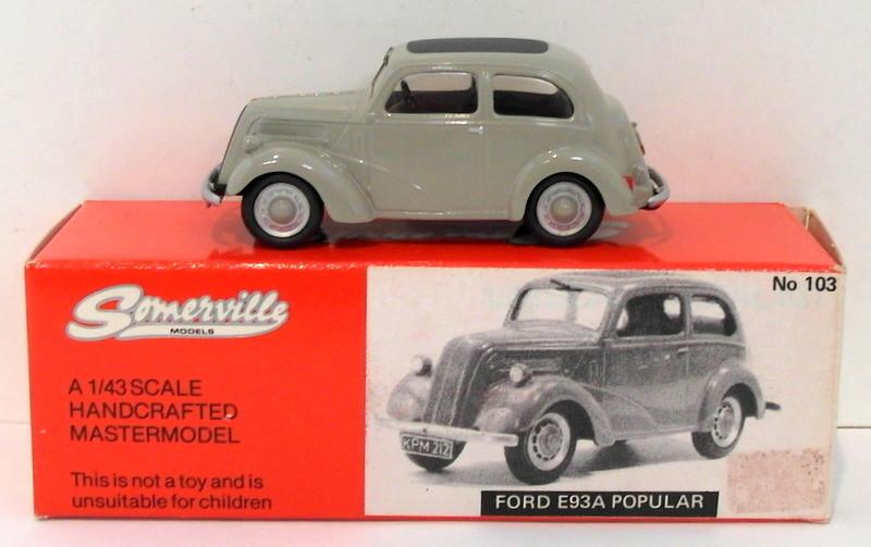 Somerville Models 1/43 Scale 103 - Ford E93A Popular - Fawn