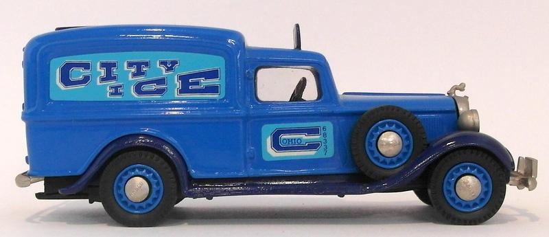 Brooklin 1/43 Scale BRK16A - 1935 Dodge Van City Ice Delivery Blue