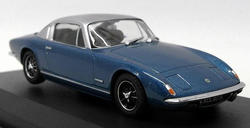 Oxford Diecast 1/43 Scale Model Car LE002 - Lotus Ellan Plus 2 - Blue Silver