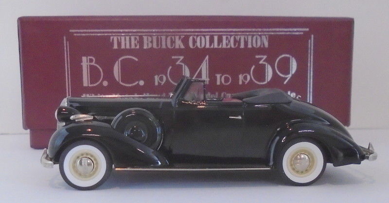 Brooklin Models 1/43 Scale BC026 - 1936 Buick Special Convertable Coupe Black
