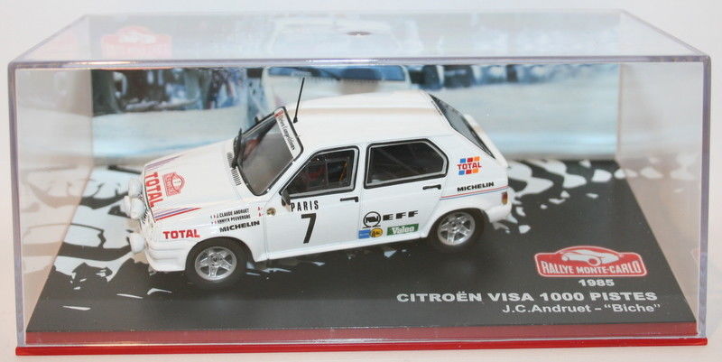 Altaya 1/43 Scale - Citroen Visa 1000 Pistes - Rallye Monte Carlo 1985