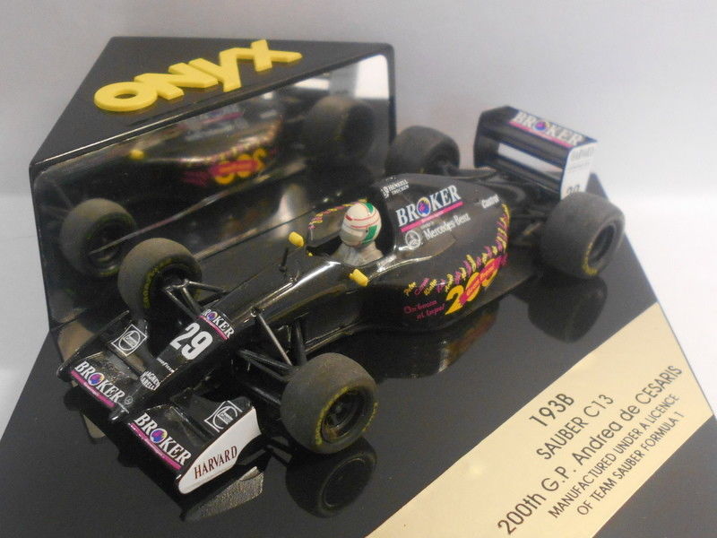Onyx 1/43 Scale - 193B SAUBER MERCEDES C13 ANDRES DE CESARIS
