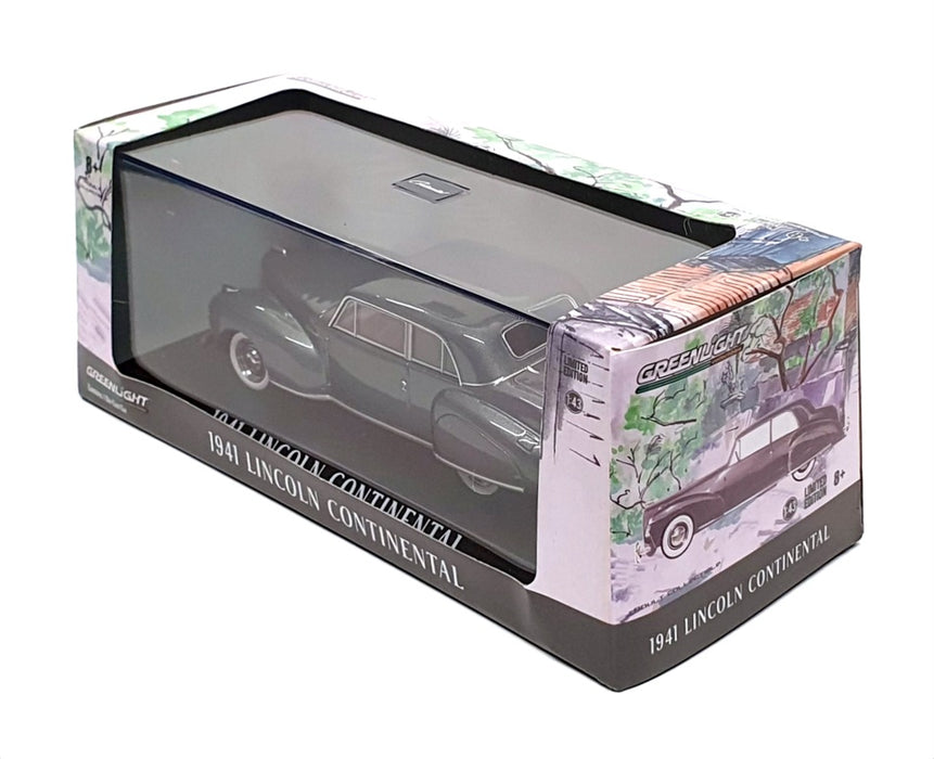 Greenlight 1/43 Scale 86325 - 1941 Lincoln Continental - Met Grey
