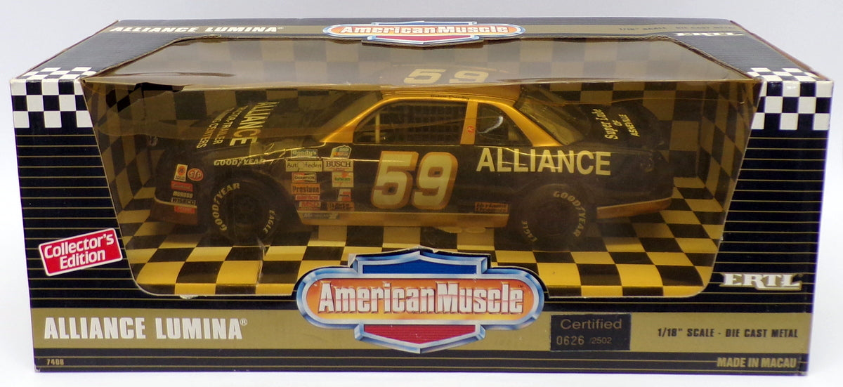 Ertl 1/18 Scale 7408 - Chevrolet Alliance Lumina Stock Car #59 R.Pressley