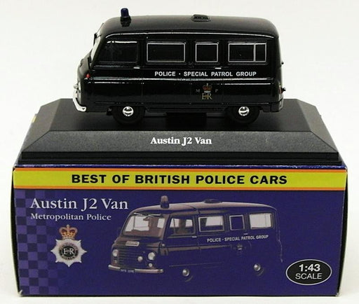 Atlas Editions 1/43 Scale 4 650 102 - Austin J2 Van - Metropolitan Police