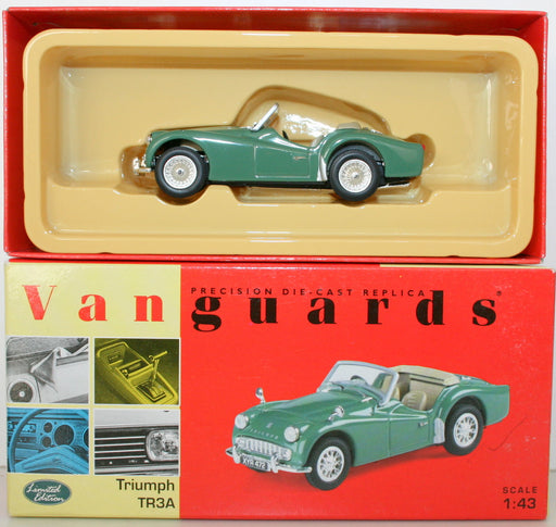VANGUARDS 1/43 VA04701 TRIUMPH TR3A APPLE GREEN