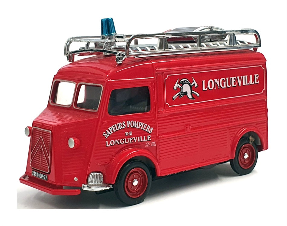 Matchbox 1/43 Scale YFE13 - 1947 Citroen Type H Van Pompiers - Red
