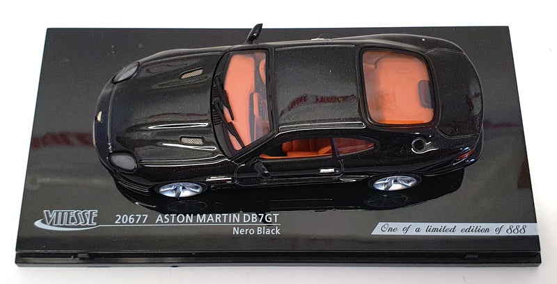 Vitesse 1/43 Scale Model Car 20677 - Aston Martin DB7 GT - Nero Black