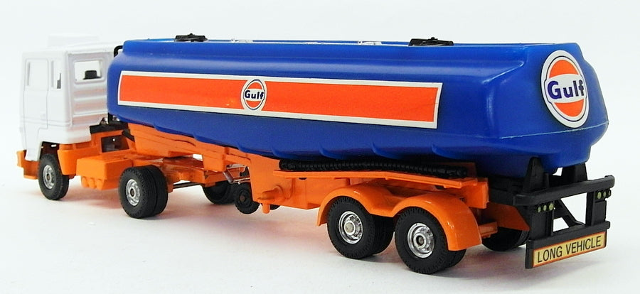 Corgi Appx 30cm Long Diecast 1160 - Gulf Petrol Tanker Ford Tilt Cab