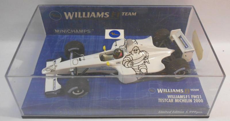 Minichamps F1 1/43 Scale - 430 990098 WILLIAMS F1 Fw21 MICHELIN