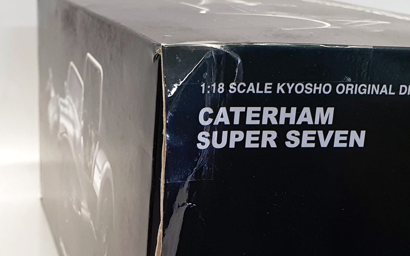KYOSHO 1/18 - 08223SJ CATERHAM SUPER SEVEN (SILVER JUBILEE)