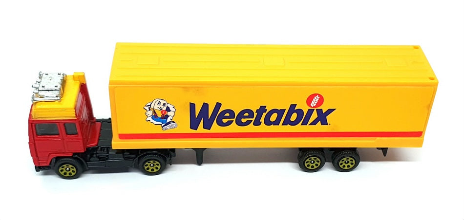 Corgi 1/64 Scale 53348 - Volvo Container Truck Weetabix - Yellow/Red