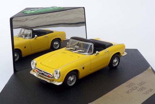 Vitesse 1/43 Scale Model Car 086B - 1966 Honda S800 - Yellow