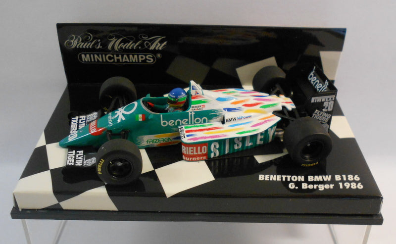 Minichamps F1 1/43 Scale - 430860020 BENETTON BMW B 186 G.BERGER