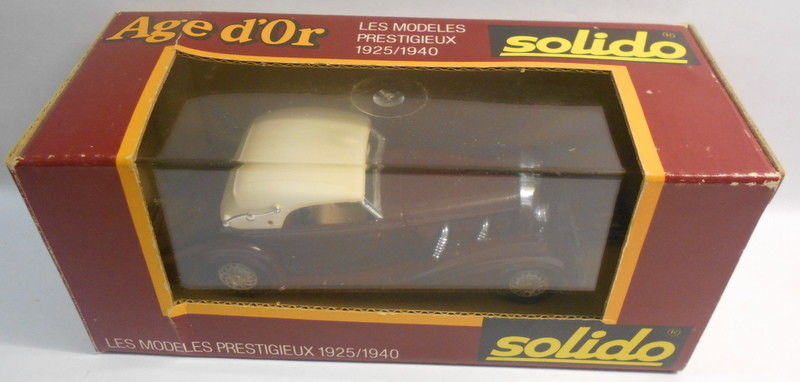 Solido 1/43 Scale Metal Model - SO234 MERCEDES 67 MAROON