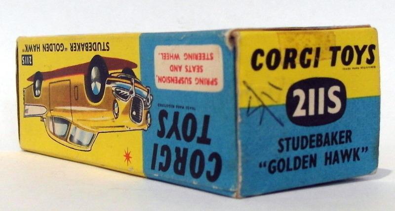 Vintage Corgi 211S - Studebaker Golden Hawk - Gold 2nd Listing