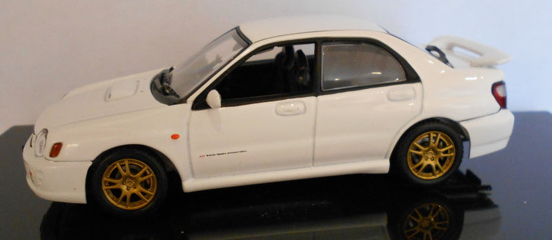 AutoArt 1/43 Scale Diecast AA58641 SUBARU NEW AGE IMPREZA WRX STI 2001 WHITE