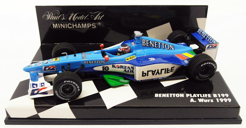 Minichamps 1/43 Scale Model Car 430 990010 - F1 Benetton Playlife B199