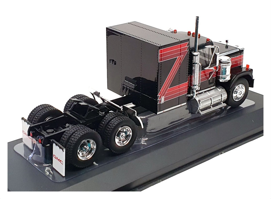 Ixo Models 1/43 Scale Diecast TR102 - 1980 GMC General Truck - Black/Red