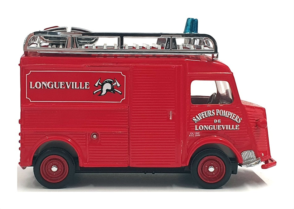 Matchbox 1/43 Scale YFE13 - 1947 Citroen Type H Van Pompiers - Red