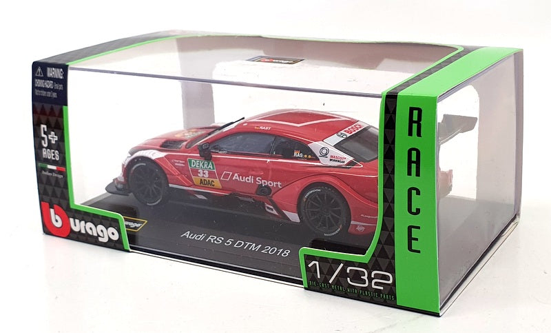 Burago 1/32 Scale #18 41160 - 2018 Audi RS 5 DTM #33 - Red