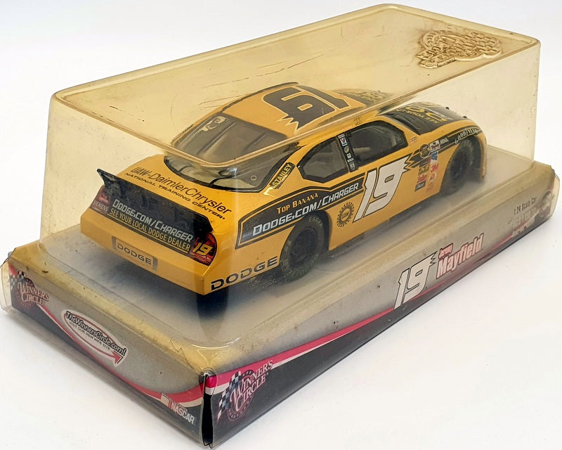Action1/24 Scale 40731 - Stock Car Dodge #19 Jermey Mayfield Nascar - Yellow
