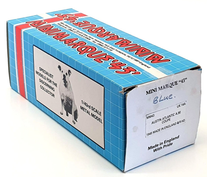Minimarque 43 1/43 Scale UK14A - 1949 Austin Atlantic A90 Coupe - Blue