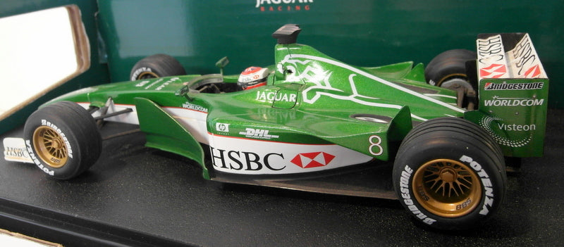 Hotwheels 1/18 Scale - 26742 Jaguar R1 F1 Johnny Herbert #8