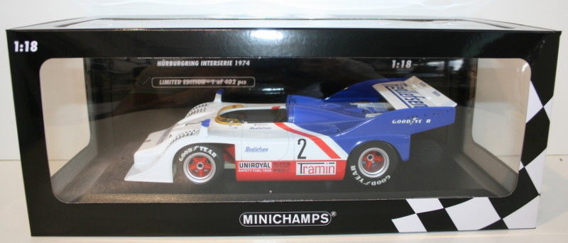 Minichamps 1/18 Scale Diecast - 155746502 - Porsche 917/10 Willi Kauhsen Racing