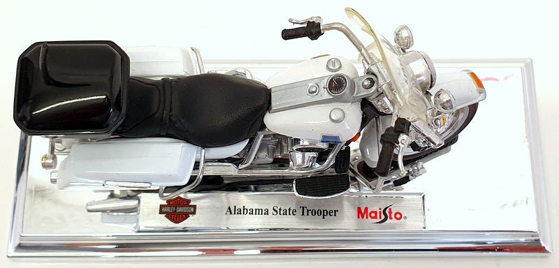 Maisto 1/18 Scale Motorcycle 39701 - Harley Davidson Alabama State Trooper