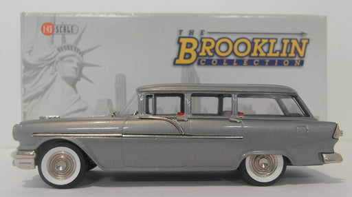 Brooklin 1/43 Scale BRK151 - 1956 Pontiac Chieftain 860 4Dr Station Wagon Gray