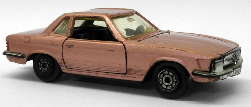 Vintage Norev 1/43 Scale Diecast - 820 Mercedes 350 SL Pink