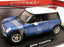Motormax 1/18 Scale Diecast - 73114 BMW Mini Cooper Metallic Blue with White Roof