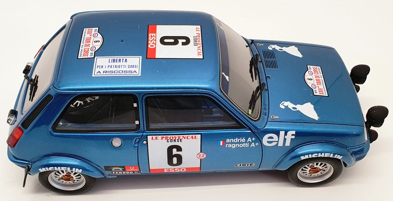 Otto 1/18 Scale  OT580 - Renault 5 Alpine Gr.2 1980 - Blue