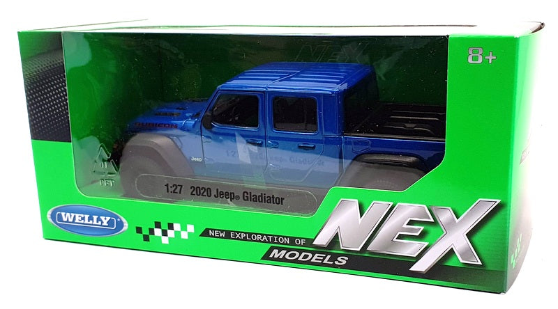 Welly 1/27 Scale Model Car 24103W - 2020 Jeep Gladiator - Blue