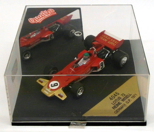 Quartzo 1/43 Scale F1 Model Car 4045 - Lotus 72 German GP 1971 - R.Wisell