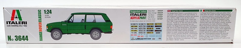 Italeri 1/24 Scale Model Car Kit 3644 - Range Rover Classic