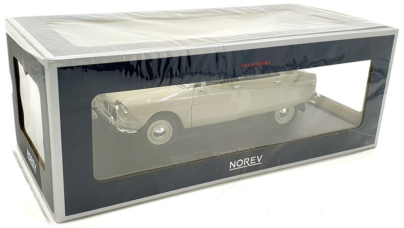 Norev 1/18 Scale Diecast 181529 - Citroen Ami 6 1965 - Pavos White