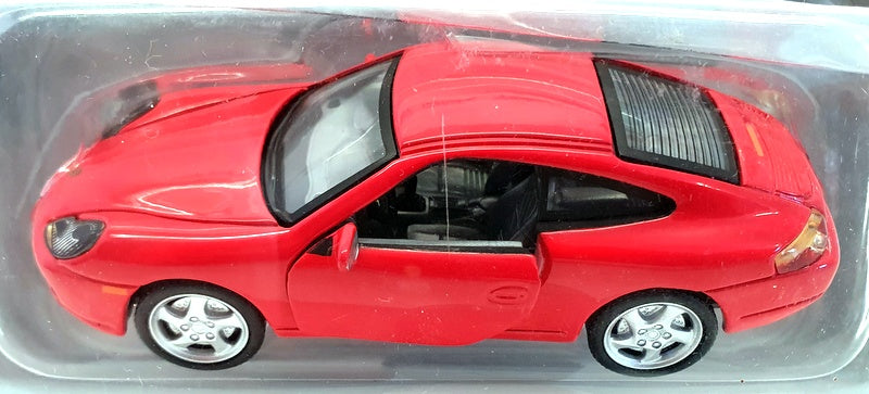 Deagostini 1/43 Scale Model Car COD006 - 1997 Porsche 911 Carrera Coupe - Red