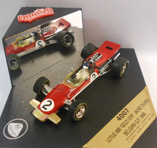 Quartzo 1/43 Scale - 4007 LOTUS 49B 'GOLD LEAF' JACKIE OLIVER BELGIAN GP 1968