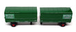 Oxford 1/76 Scale 76MH008T - Southern Trailer 2x Petter Oil Engines - Green