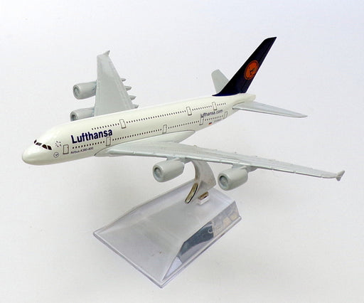 Passenger Plane Model 15cm Wingspan PPM03 - Airbus A380 - Lufthansa